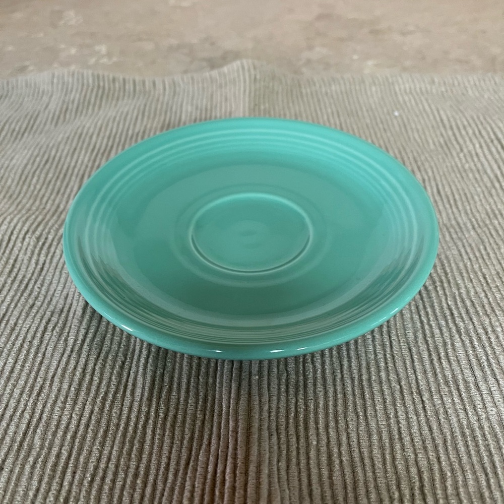 Fiestawear Aqua Blue Saucer